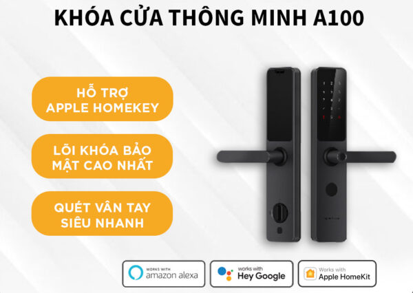 Khóa cửa thông minh A100