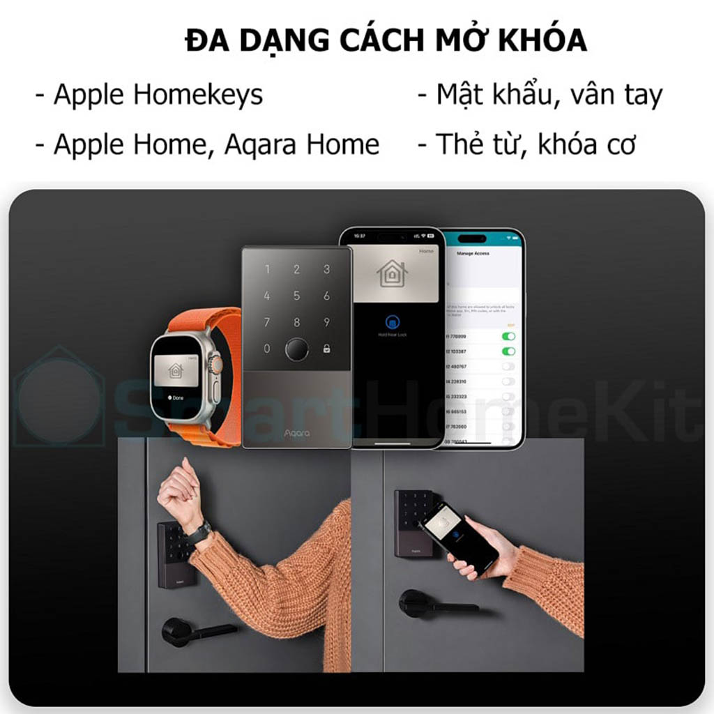 Bộ khóa thông minh Aqara Smart Lock U100