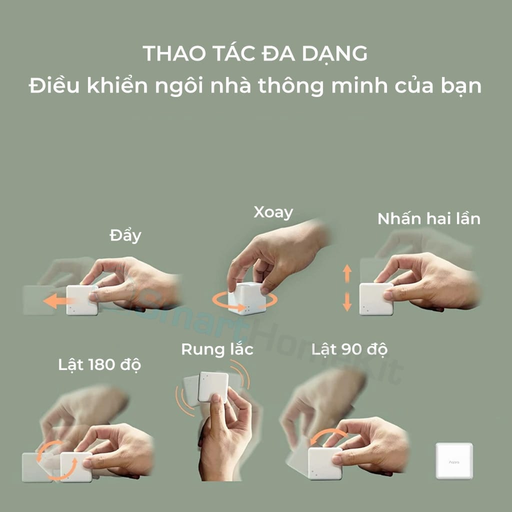 Điều khiển không dây thông minh Aqara Cube T1 Pro
